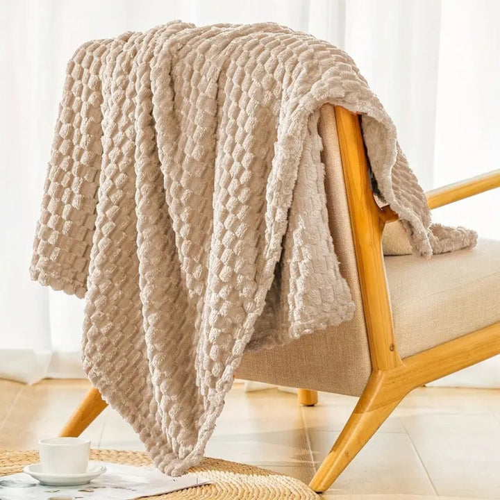 Kuscheldecke für Damen und Herren Ultra-Plüsch Mikrofaser für Komfort und Wärme 5