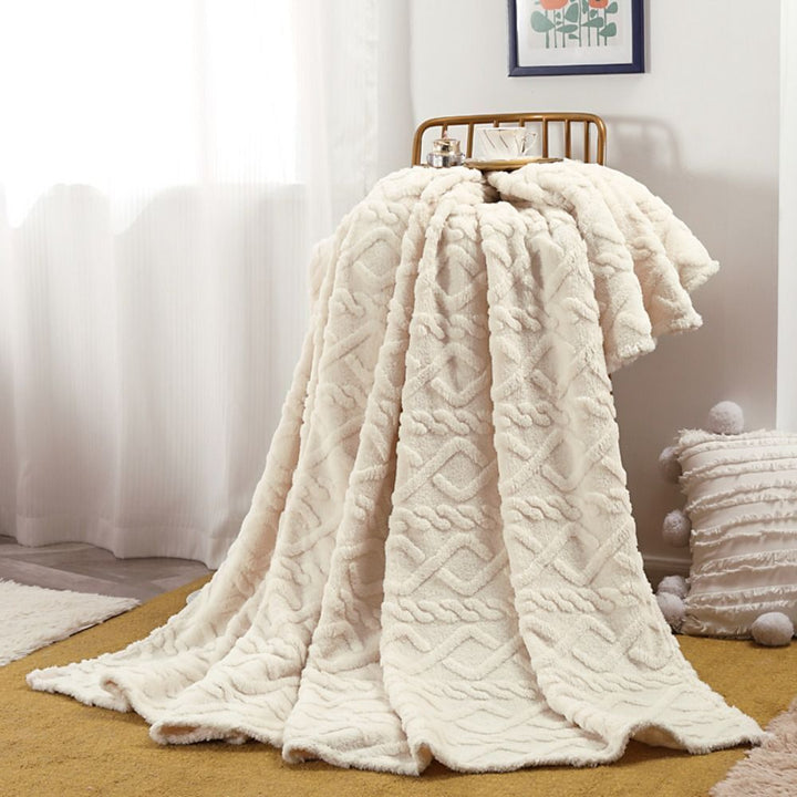 Kuscheldecke für Erwachsene Fleece Ultra-Plüschig Wärmeisolierend 150x200 cm 0
