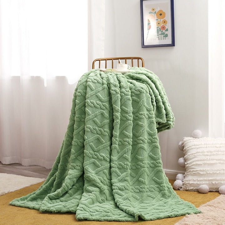 Kuscheldecke für Erwachsene Fleece Ultra-Plüschig Wärmeisolierend 150x200 cm 9