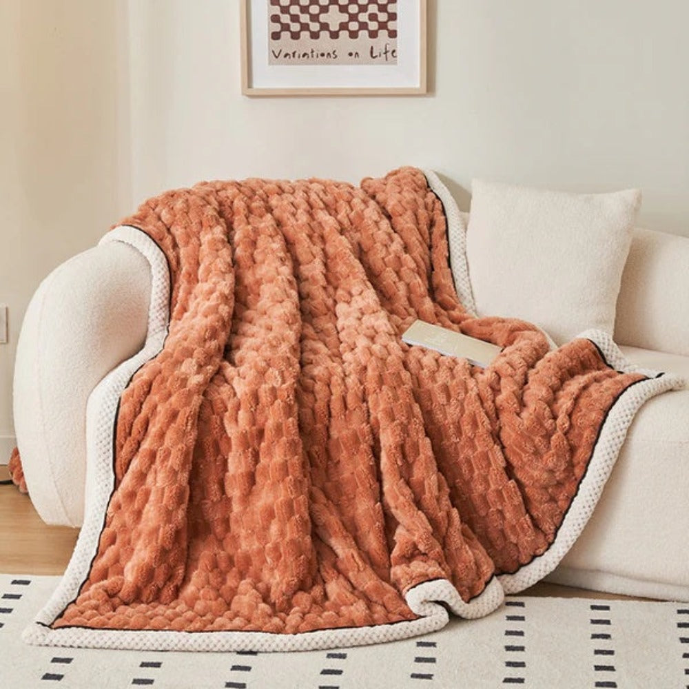 Kuscheldecke für Erwachsene Weich Atmungsaktiv Sherpa Fleece 150x200 cm 1