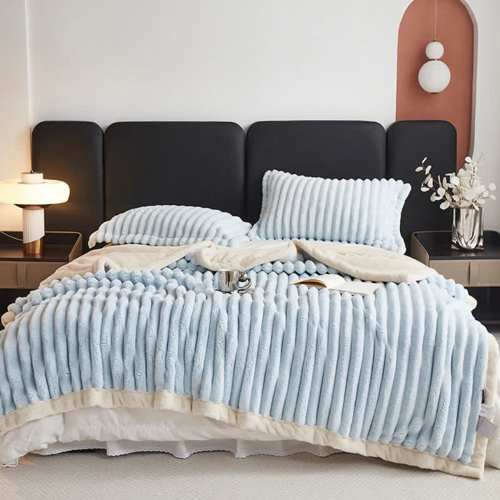 Kuschelige Fleece-Decke für Damen und Herren aus hochwertigem Mikrofaser 8