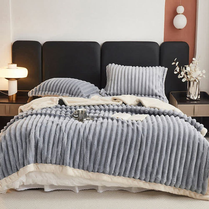 Kuschelige Fleece-Decke für Damen und Herren aus hochwertigem Mikrofaser 9