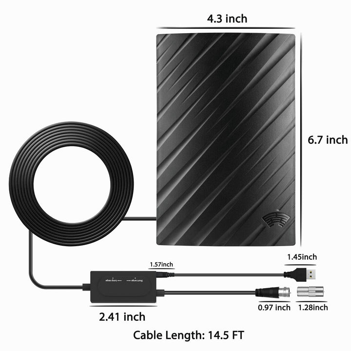 Langstrecke Indoor HDTV 4K Digitale Antenne 600 Meilen 8