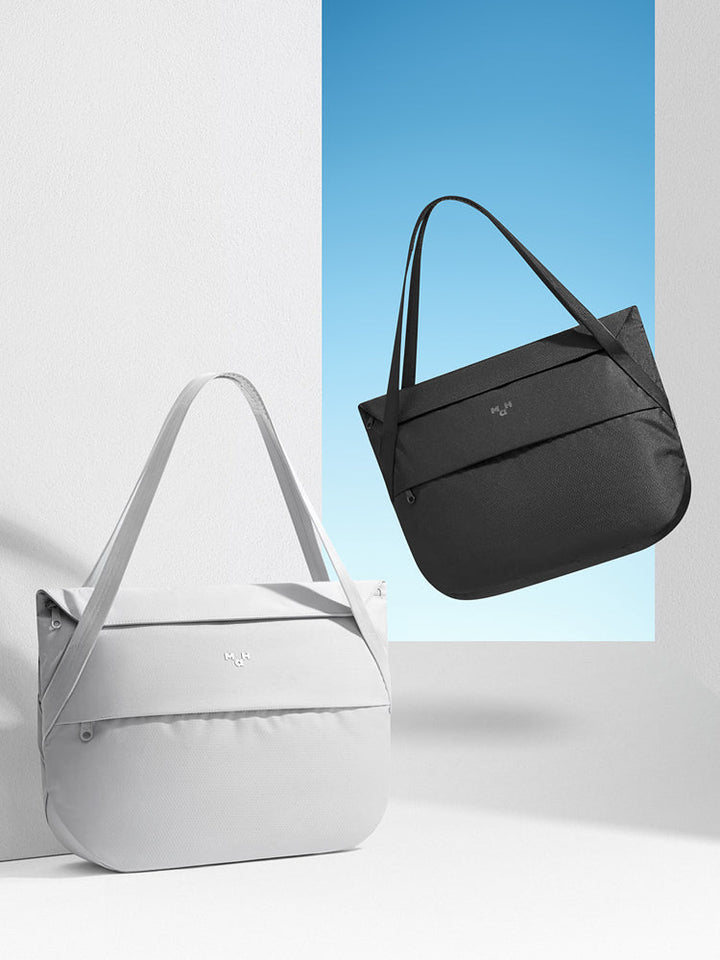 Leichte, faltbare Tragetasche – lässige Schultertasche mit Struktur für Arbeit und Reisen 3
