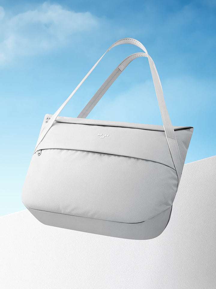 Leichte, faltbare Tragetasche – lässige Schultertasche mit Struktur für Arbeit und Reisen 4