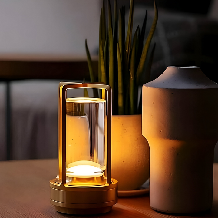 LuminaGlow | Tragbare, dimmbare Tischleuchte für Schlafzimmer und Büro 1