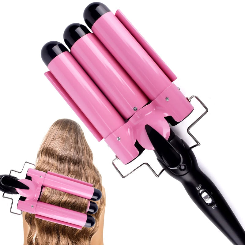 Luxecurl - dreifarbiger Haarstyler -Zauberstab 1
