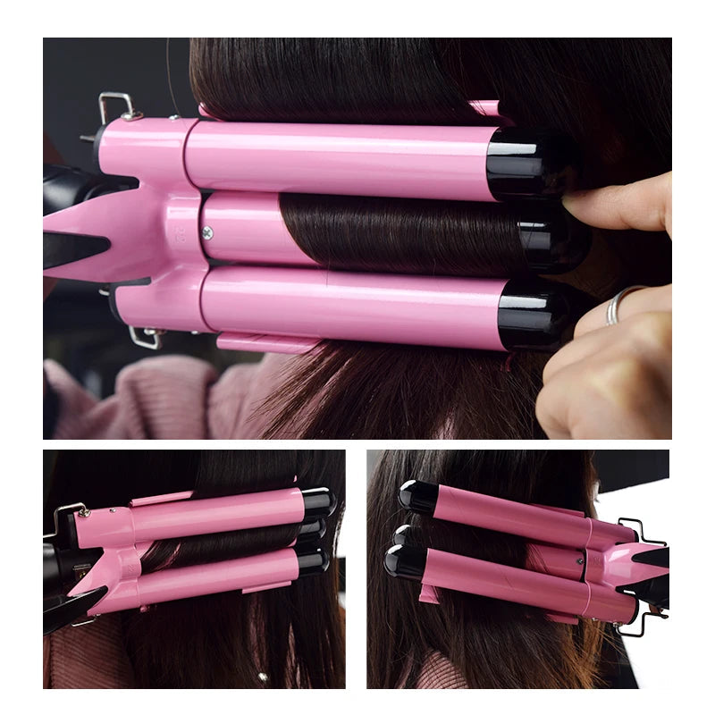 Luxecurl - dreifarbiger Haarstyler -Zauberstab 6