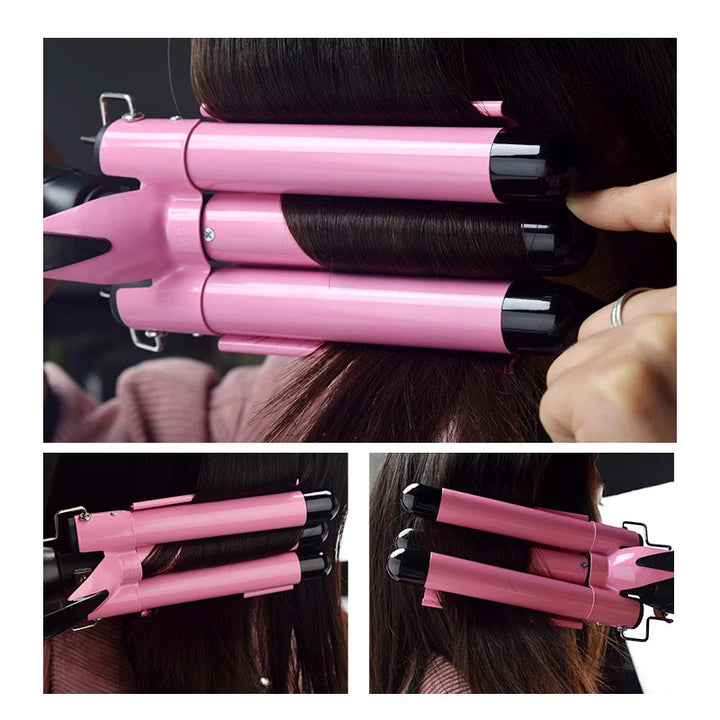 Luxecurl - dreifarbiger Haarstyler -Zauberstab 6