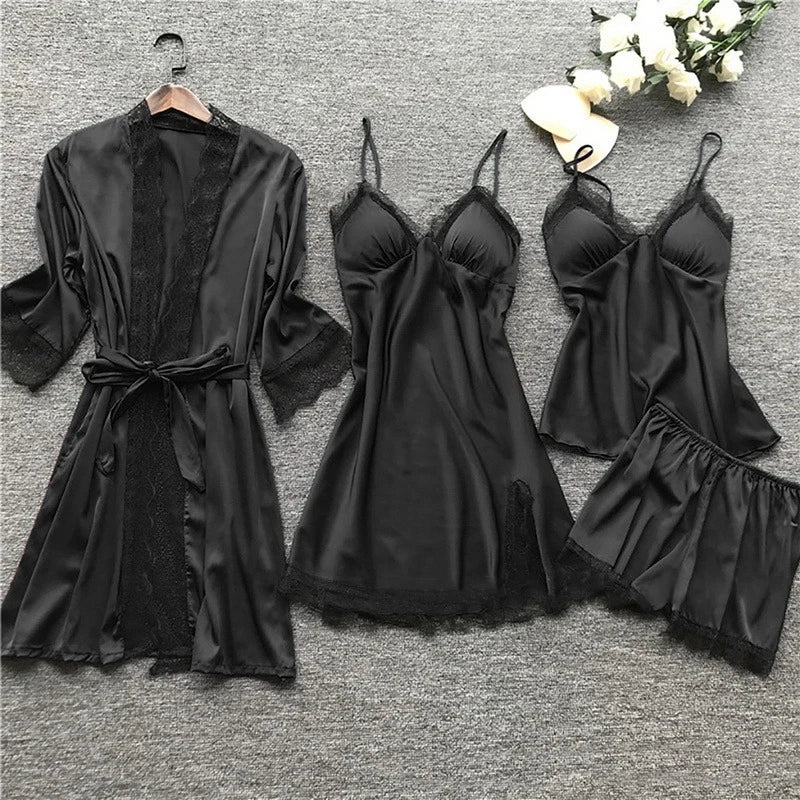 Luxuriöse Satinen Pyjama Set - Luna 2
