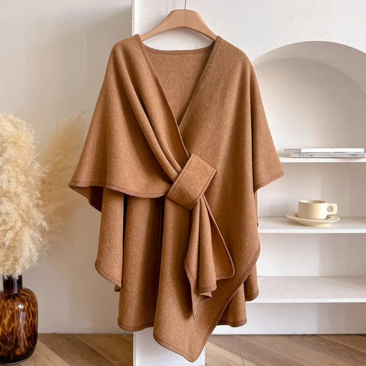 Luxuriöser Poncho-Winddichter Schalmantel 2