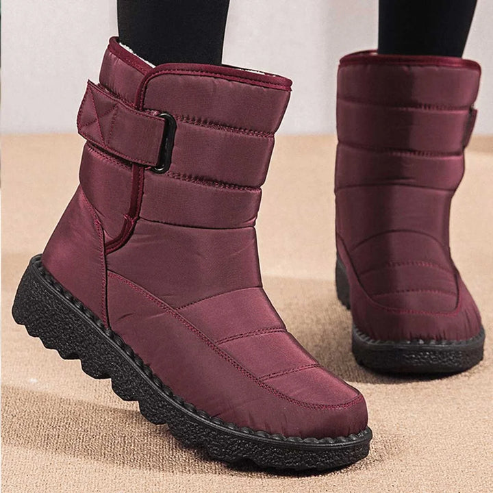 Marie | Damen Gefütterte Wasserdichte Rutschfeste Knee High Boots Thermostiefel 0