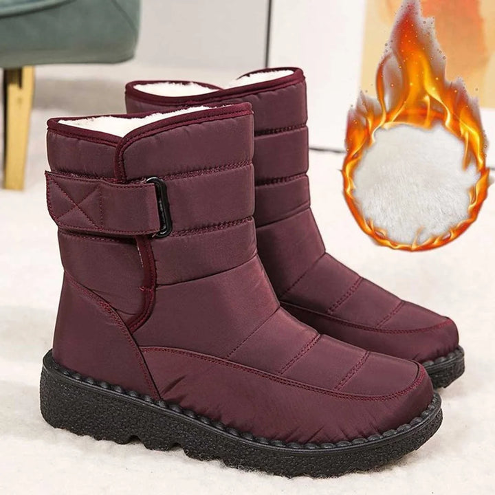 Marie | Damen Gefütterte Wasserdichte Rutschfeste Knee High Boots Thermostiefel 2
