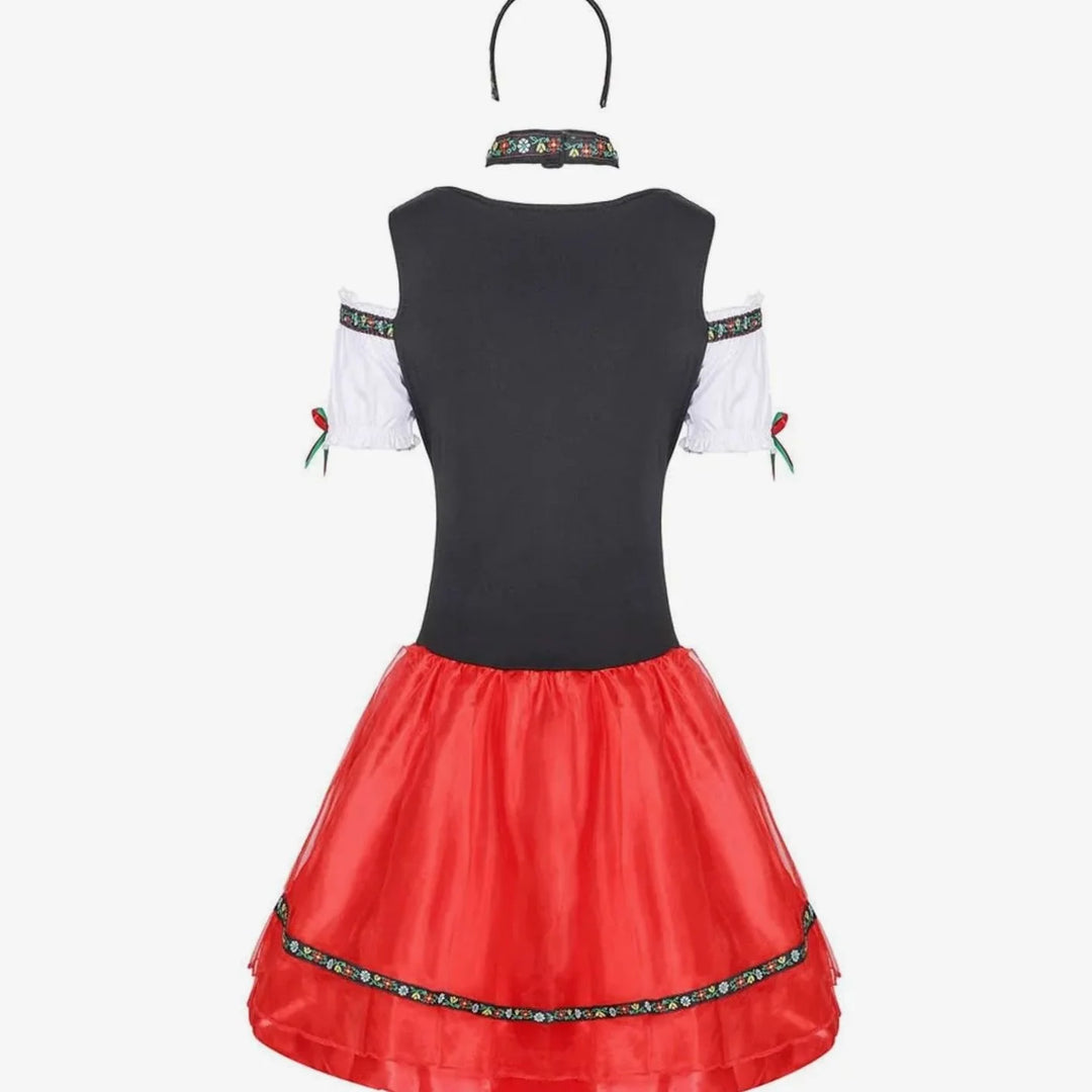 Marie | Damen Oktoberfest Dirndl Kostüm Minikleid Bayerische Tracht 4