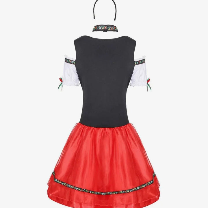 Marie | Damen Oktoberfest Dirndl Kostüm Minikleid Bayerische Tracht 4