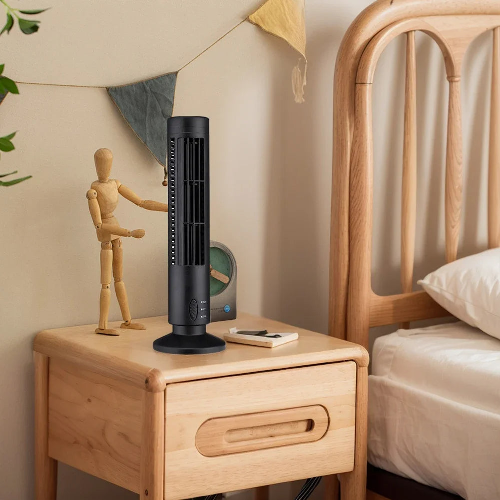 Mini-Tischklimaanlage mit USB-Anschluss und klingenloser Kühlung 1