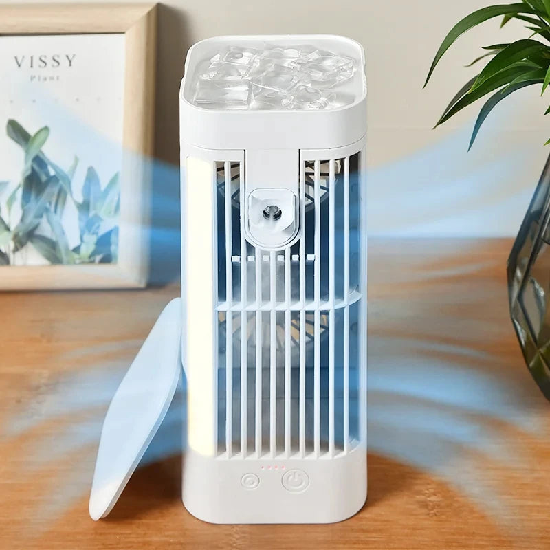 Mini-Tischventilator mit Sprühkühlung 0