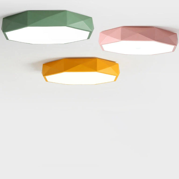 Moderne LED-Deckenleuchte im abstrakten skandinavischen Design 3