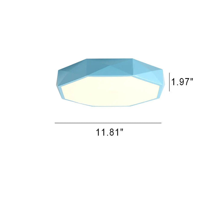 Moderne LED-Deckenleuchte im abstrakten skandinavischen Design 6