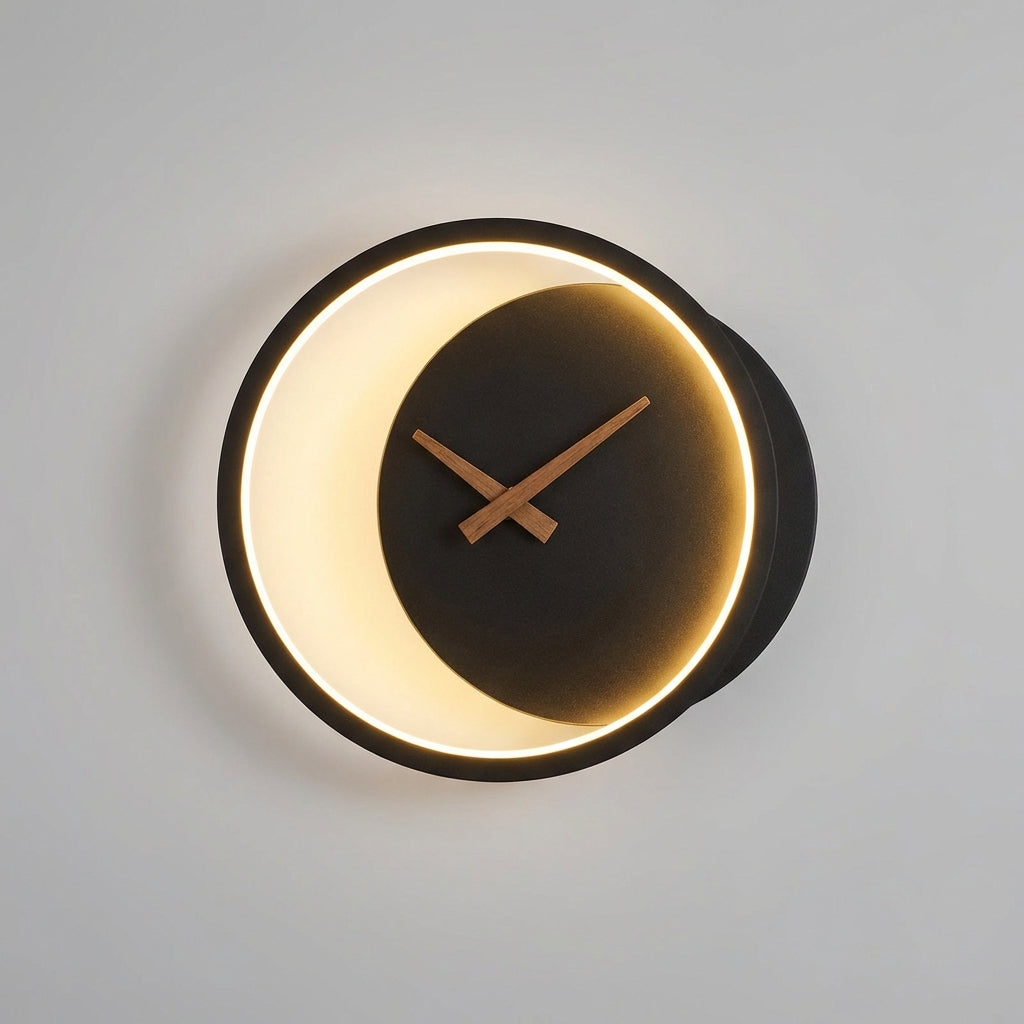 Moderne LED-Wanduhrleuchte - Glowchron 2