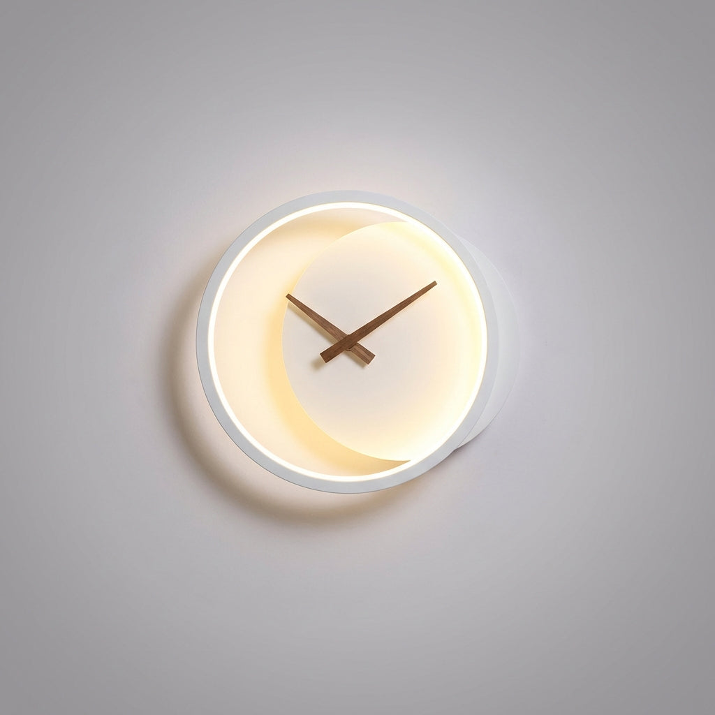 Moderne LED-Wanduhrleuchte - Glowchron 4