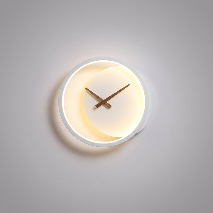 Moderne LED-Wanduhrleuchte - Glowchron 4