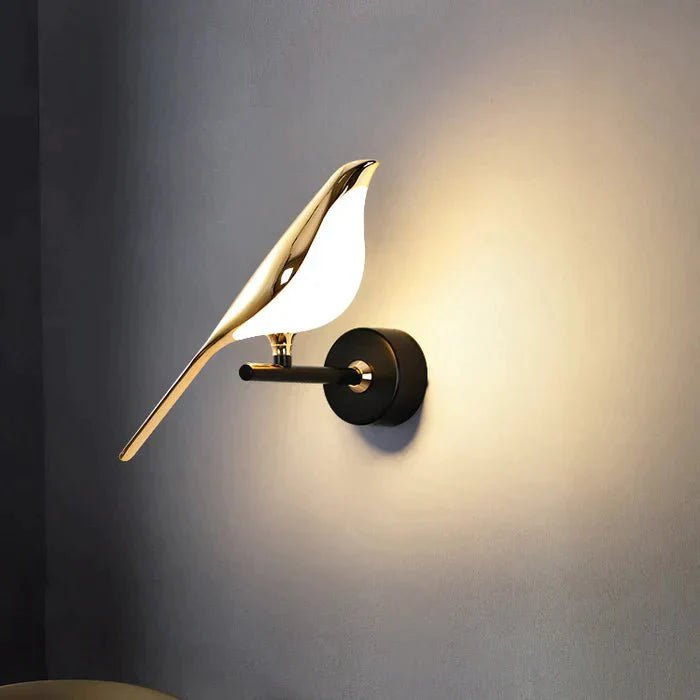 MrBird | Moderne Wandleuchte in Vogelform 2