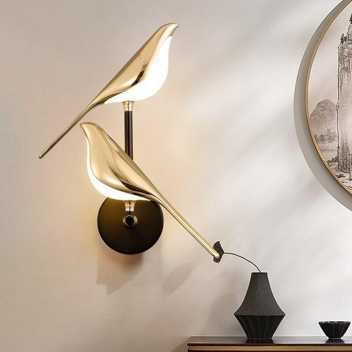 MrBird | Moderne Wandleuchte in Vogelform 3
