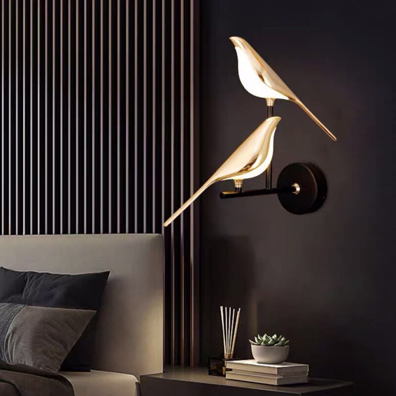 MrBird | Moderne Wandleuchte in Vogelform 5