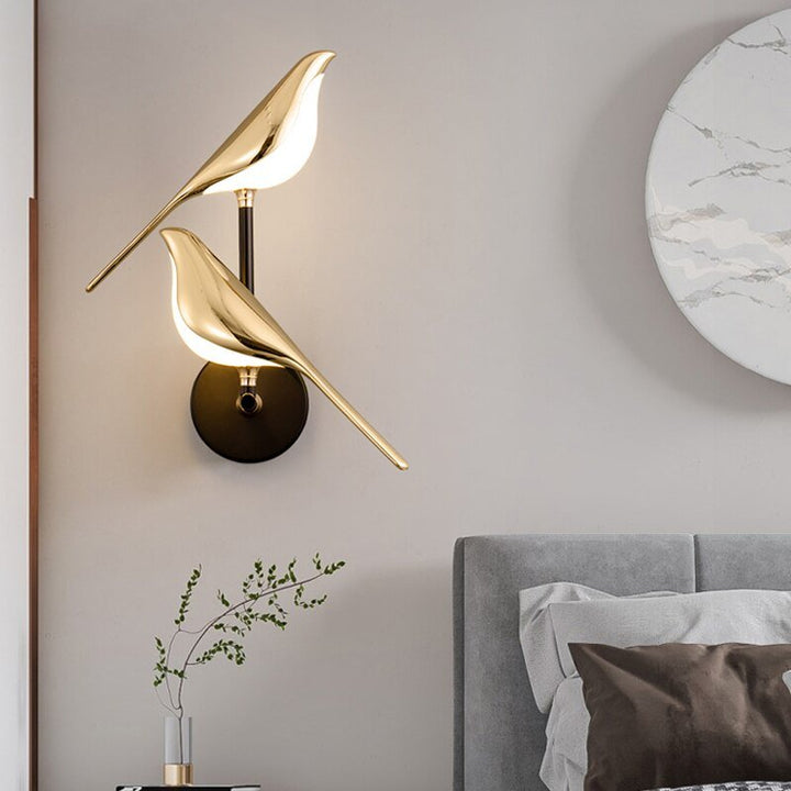 MrBird | Moderne Wandleuchte in Vogelform 6