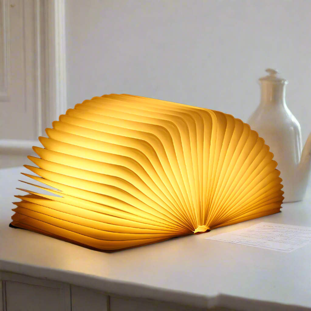 Mystische Buchlampe mit warmem Licht 3