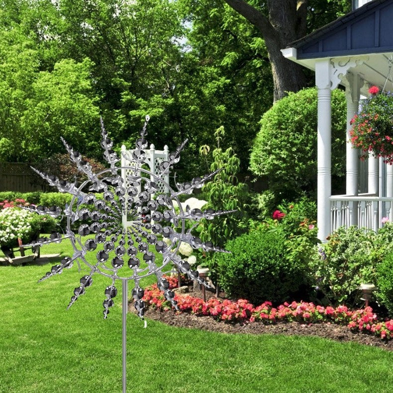Neue Anti-Rust magische Metallwindmill-kinetische Metallwindspinner 1