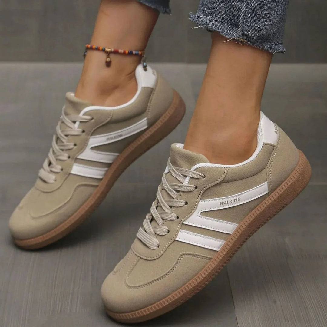 Nora | Damen Orthopädische Sneaker mit Breiter Zehenbox und Schnürung 0