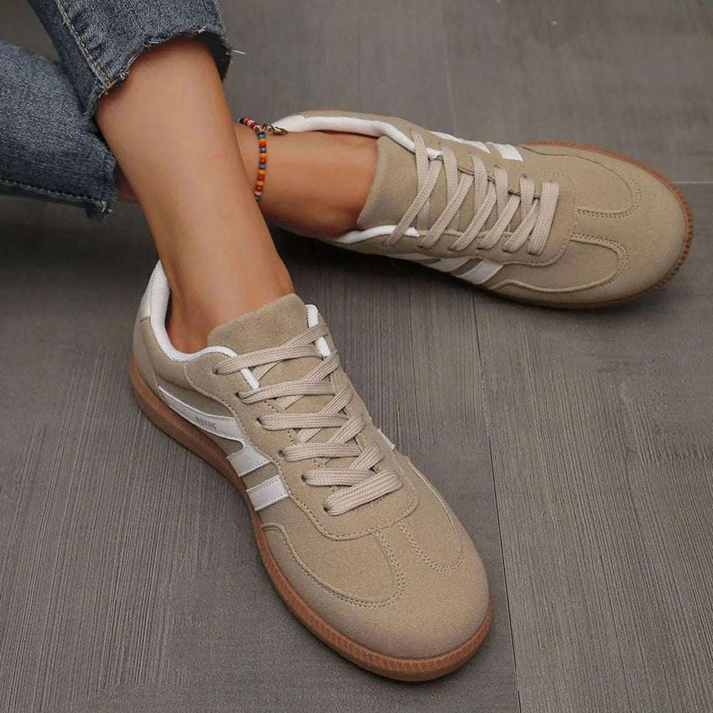Nora | Damen Orthopädische Sneaker mit Breiter Zehenbox und Schnürung 1