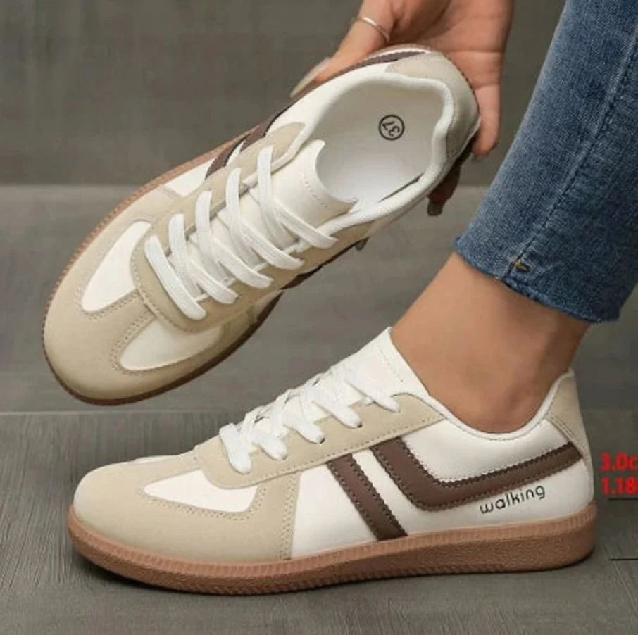 Nora | Damen Orthopädische Sneaker mit Breiter Zehenbox und Schnürung 10
