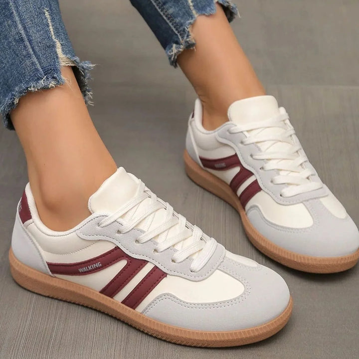 Nora | Damen Orthopädische Sneaker mit Breiter Zehenbox und Schnürung 11
