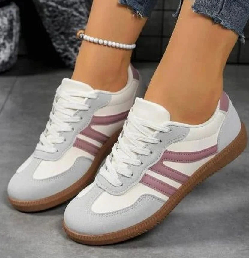 Nora | Damen Orthopädische Sneaker mit Breiter Zehenbox und Schnürung 13