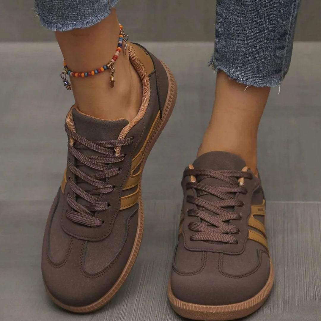 Nora | Damen Orthopädische Sneaker mit Breiter Zehenbox und Schnürung 2