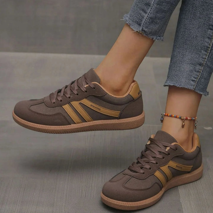 Nora | Damen Orthopädische Sneaker mit Breiter Zehenbox und Schnürung 3