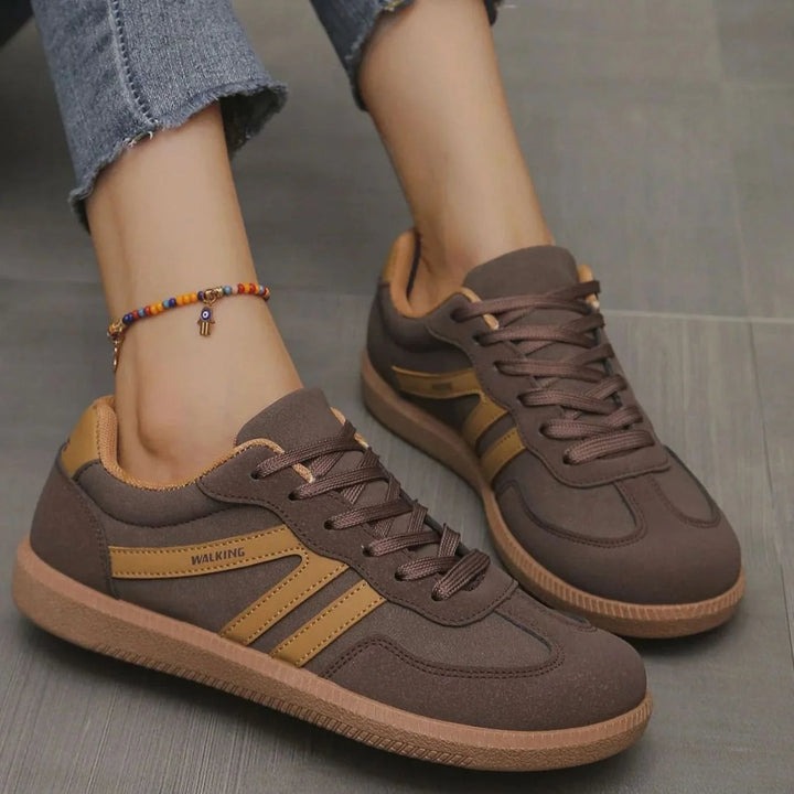 Nora | Damen Orthopädische Sneaker mit Breiter Zehenbox und Schnürung 4