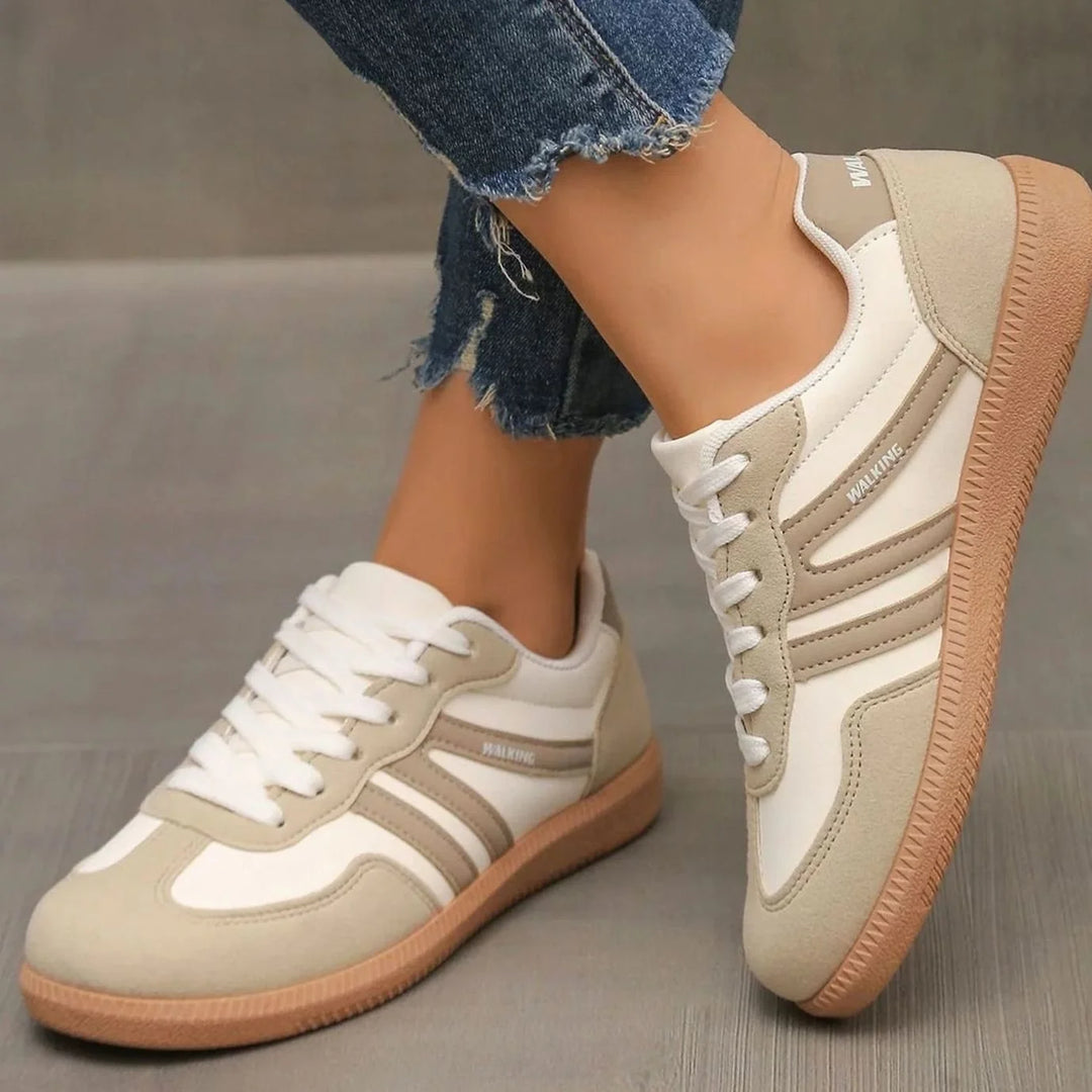 Nora | Damen Orthopädische Sneaker mit Breiter Zehenbox und Schnürung 9