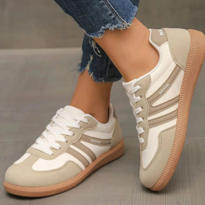 Nora | Damen Orthopädische Sneaker mit Breiter Zehenbox und Schnürung 9