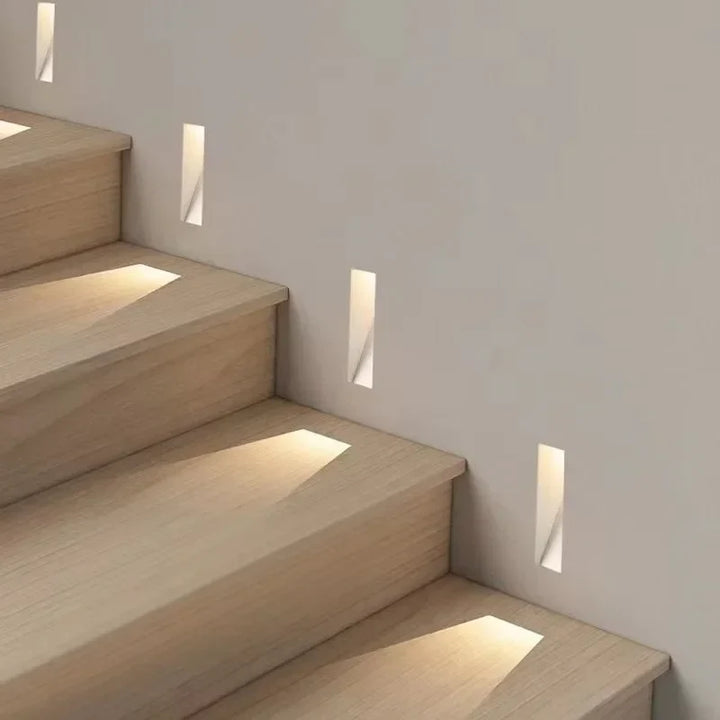 Nordic Rahmenloser Edelstahl Treppen LED Wand 1-Licht 5