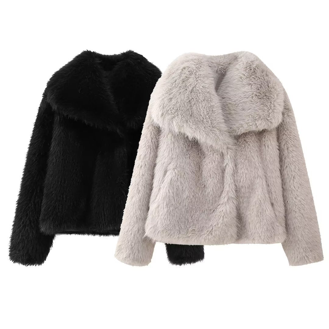 ISA | Lässige Übergangs Pelzjacke