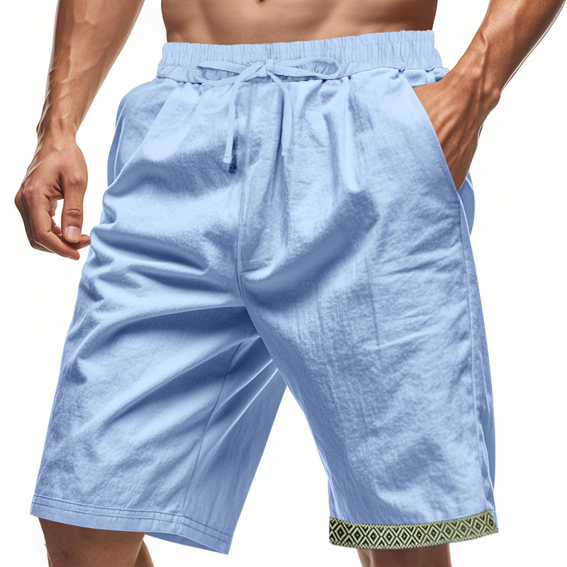  Herren -Leinenshorts - locker Pass-3