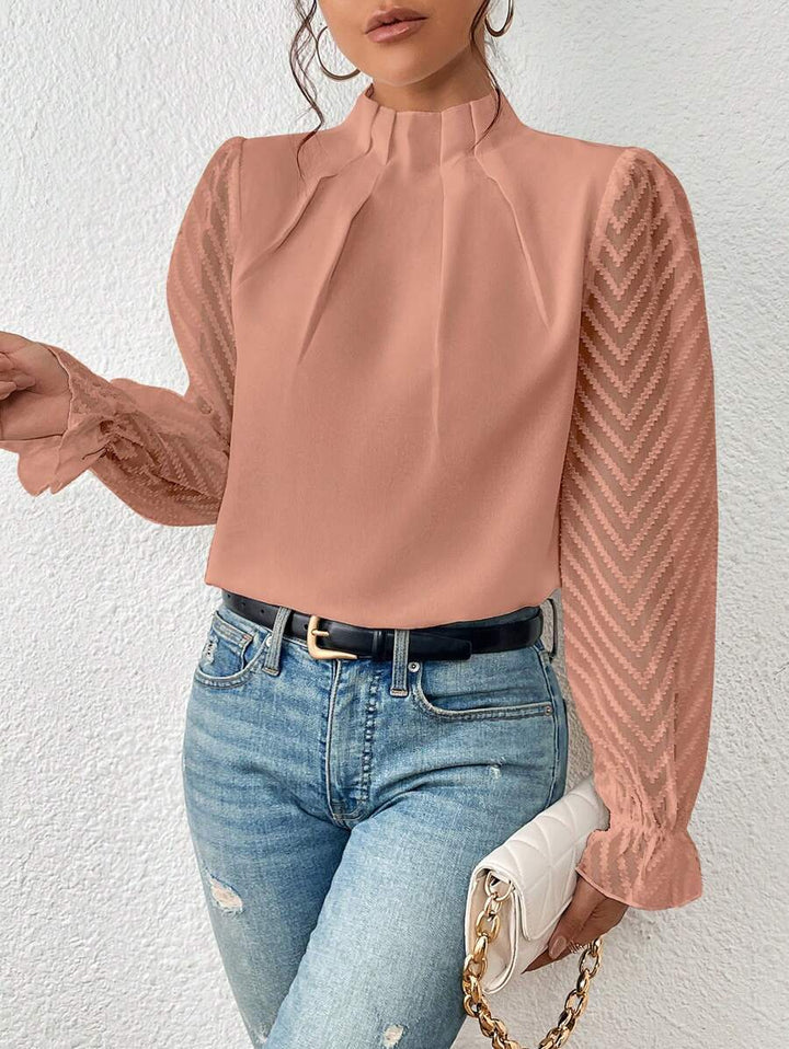 GEORGIA | Legere Rollkragenbluse