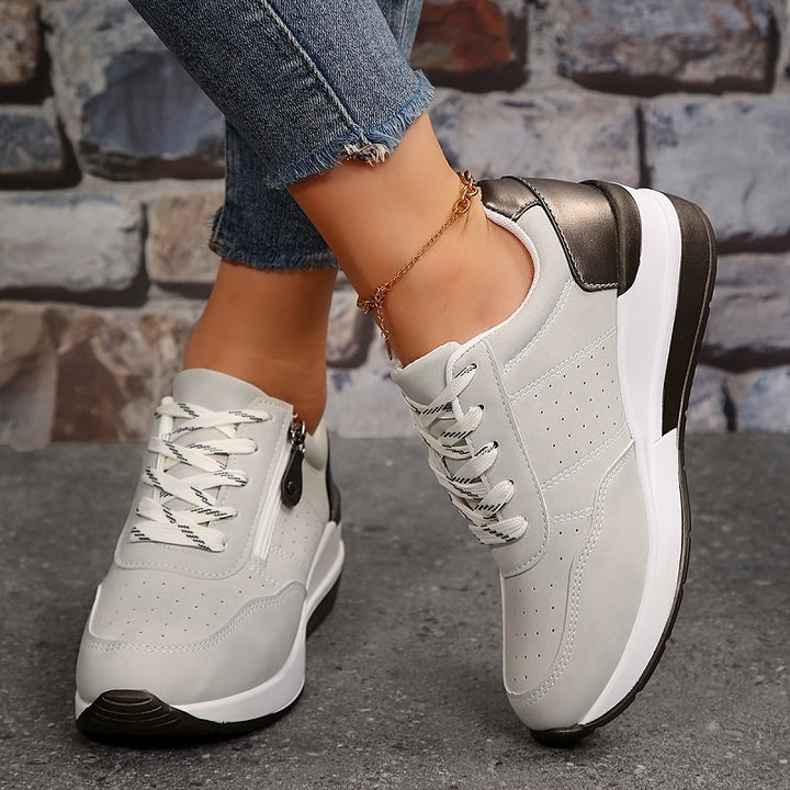 Orthopädische Komfortschuhe Damen Mit Dämpfung Und Reißverschluss – Bequeme Sneakers Mit Arch Support 2