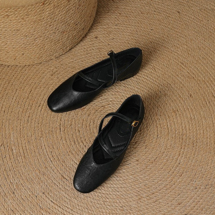 Orthopädische Mary Jane Damenschuhe mit Riemen und Schnalle 5
