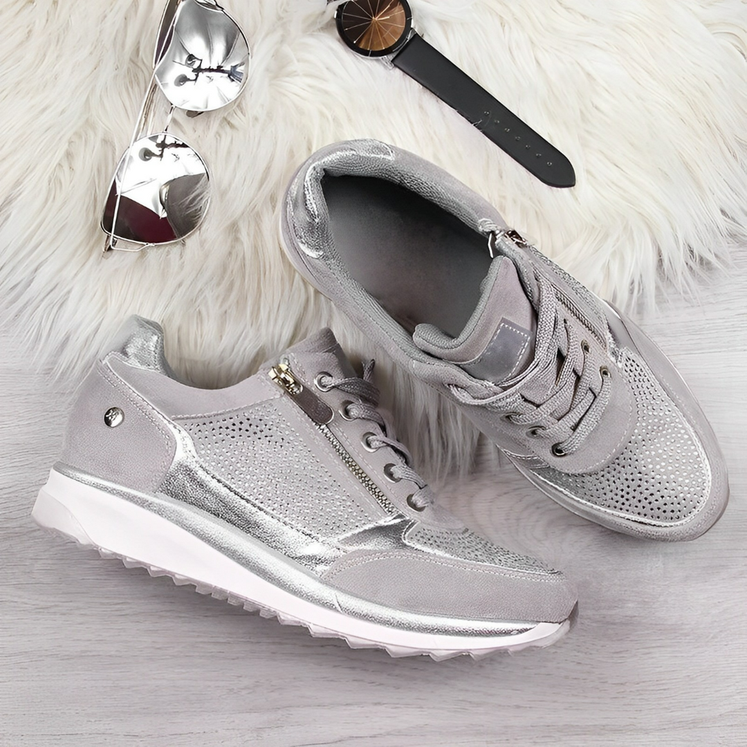 Orthopädische Sneaker mit Reißverschluss und Arch Support für jeden Anlass 7
