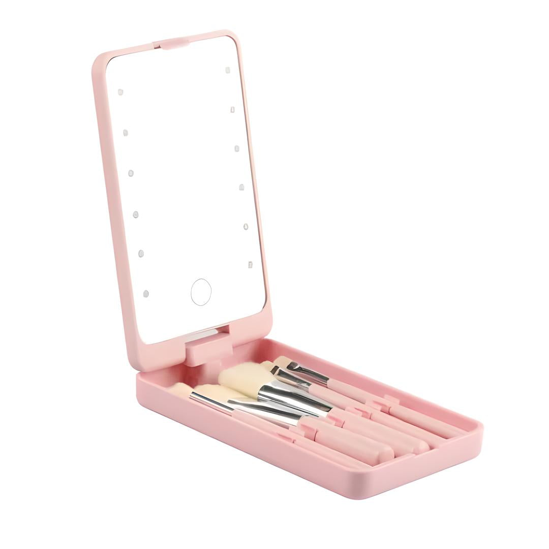 Rosalie | Stilvolles und praktisches Reise-Make-up-Pinselset